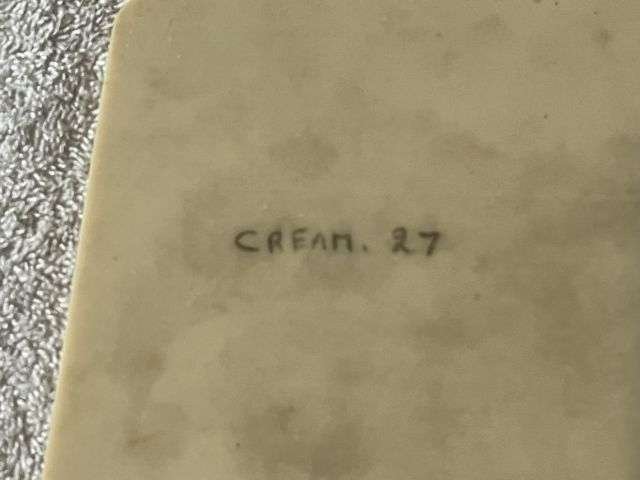 31) Nice Original WW2 British Liberation Army 7th Armoured Div Commemorative Plaque In Heavy Ivorine — image 2