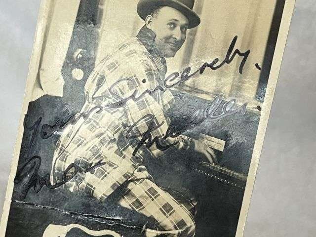 15) Original Hand Signed Photograph of 1930s Comedian, Singer, Dancer Max Miller — image 4