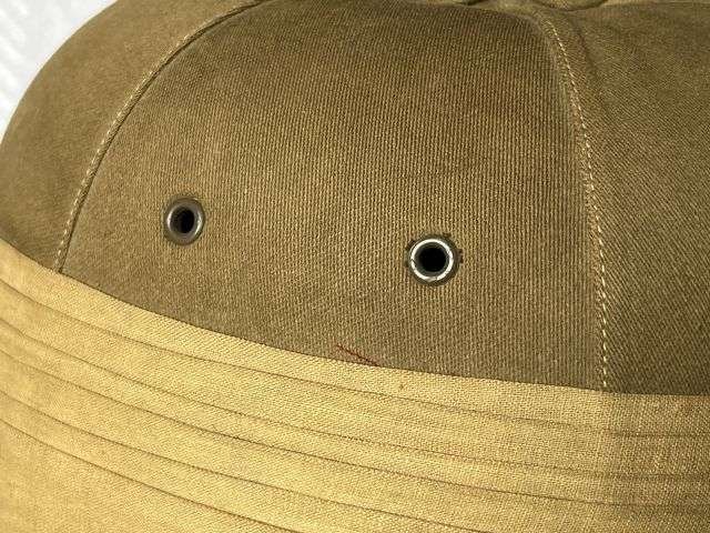 3) Excellent Original 1920s-WW2 British Officers Private Purchase Pith Helmet By Moss Bros — image 5