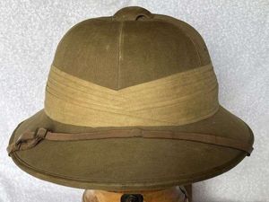 3) Excellent Original 1920s-WW2 British Officers Private Purchase Pith Helmet …