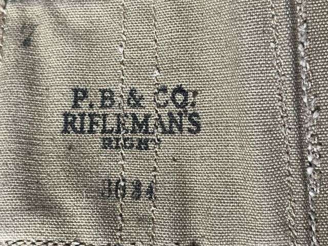 7) Mint Unissued WW1 US Army BAR Mag Pouch Belt With Butt Cup Dated 1918 — image 5