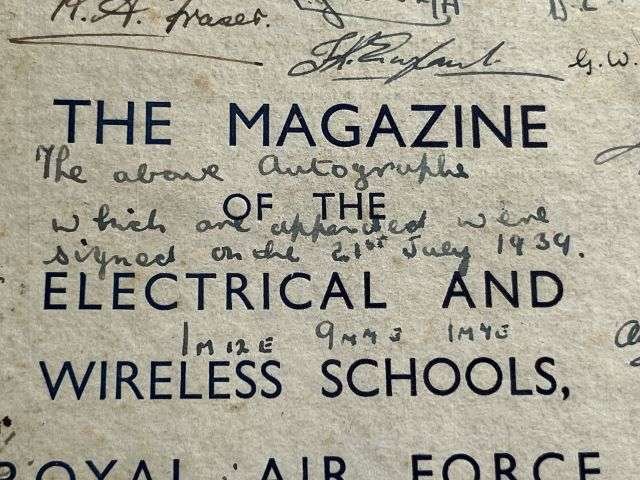 139) Original Early WW2 RAF The Magazine of the Electrical And Wireless Schools No8 July 1939 — image 11