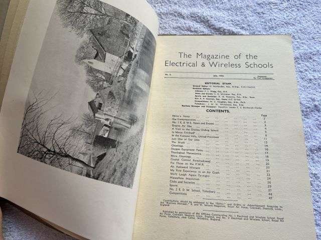 139) Original Early WW2 RAF The Magazine of the Electrical And Wireless Schools No8 July 1939 — image 8