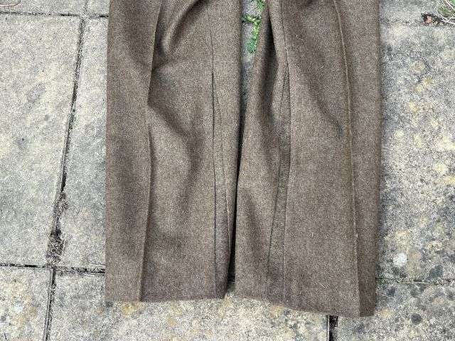 150) Very Nice Original British Army 1946 Pattern Battledress Trousers BD Trousers 1947 — image 3