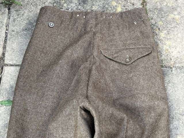 150) Very Nice Original British Army 1946 Pattern Battledress Trousers BD Trousers 1947 — image 5