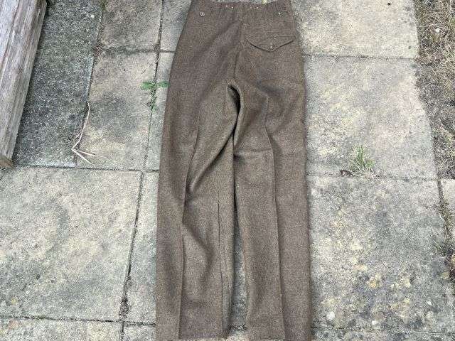 150) Very Nice Original British Army 1946 Pattern Battledress Trousers BD Trousers 1947 — image 6
