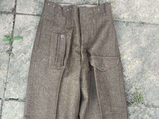 150) Very Nice Original British Army 1946 Pattern Battledress Trousers BD Trousers 1947 — image 9