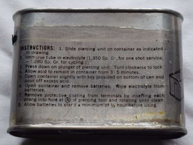 30) Excellent Original Late WW2 US Army Battery Pack Still Sealed With Original Packaging — image 5
