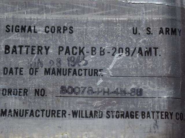 30) Excellent Original Late WW2 US Army Battery Pack Still Sealed With Original Packaging — image 7