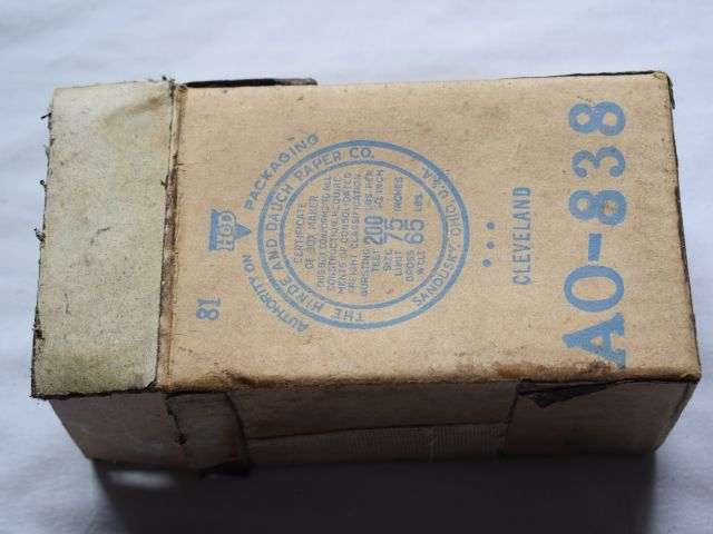 30) Excellent Original Late WW2 US Army Battery Pack Still Sealed With Original Packaging — image 9
