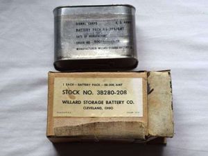 30) Excellent Original Late WW2 US Army Battery Pack Still …