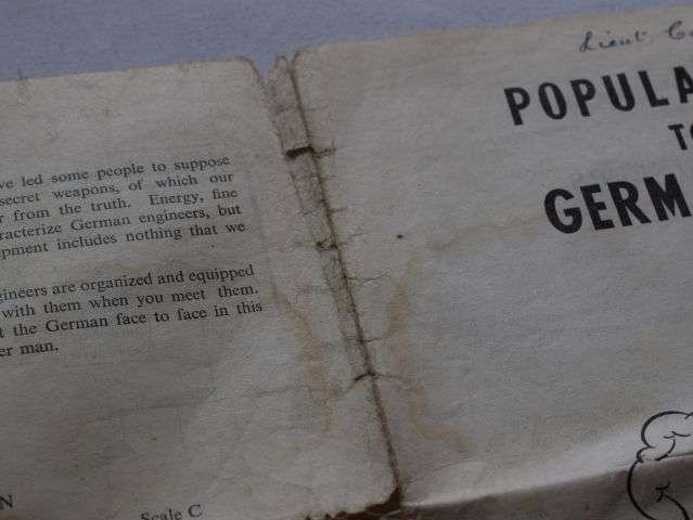 32) Good Original WW2 British Popular Guide To The German Army No4 Engineers 1941 — image 2