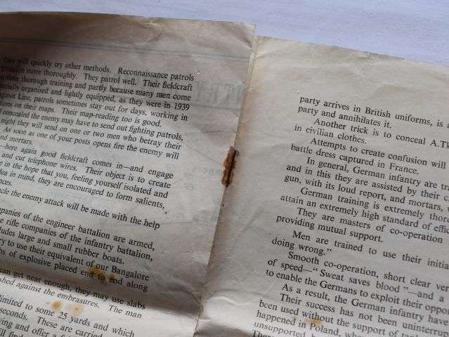 34) Good Original WW2 British Popular Guide To The German Army No2 The Infantry Division 1941 — image 9