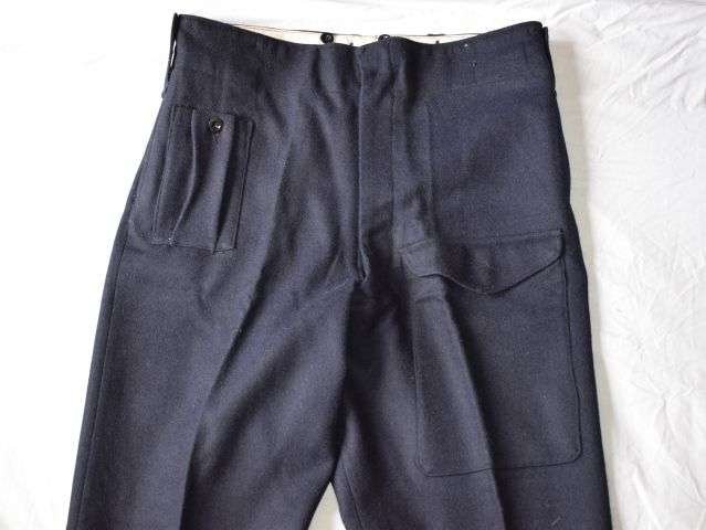 35) Excellent Original WW2 Pattern British Civil Defence/ARP BD Trousers Dated 1952 In A Big Size 19 — image 7