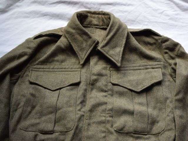 37) Excellent Original WW2 1937 Pattern Battledress Blouse Australian/South African Dated 1941 — image 12