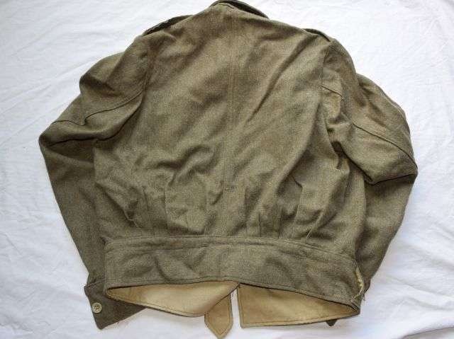 37) Excellent Original WW2 1937 Pattern Battledress Blouse Australian/South African Dated 1941 — image 4