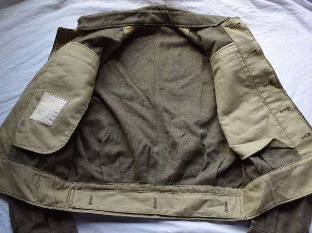 37) Excellent Original WW2 1937 Pattern Battledress Blouse Australian/South African Dated 1941 — image 9