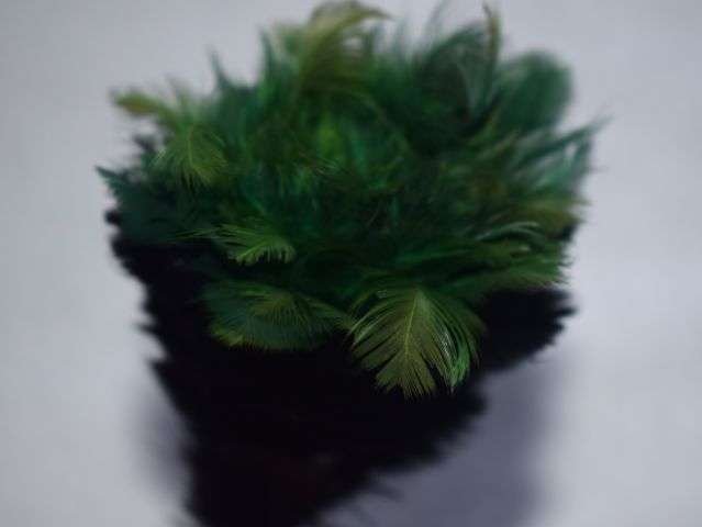 6) Unidentified WW1 WW2 British Army Black & Green Regimental Feather Hackle — image 3