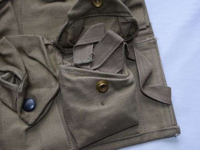 7) Mint Unissued WW1 US Army Grenade Carrying Vest Dated 1918 — image 5