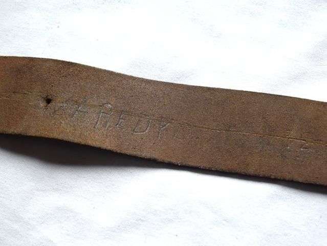 16) Nice Original Early Order of St John Priory For Wales Leather Belt & Buckle 1925 — image 2