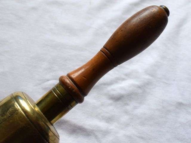 18) Good Original WW2 ARP Issue All Clear Gas Alarm Bell Dated 1939 — image 2