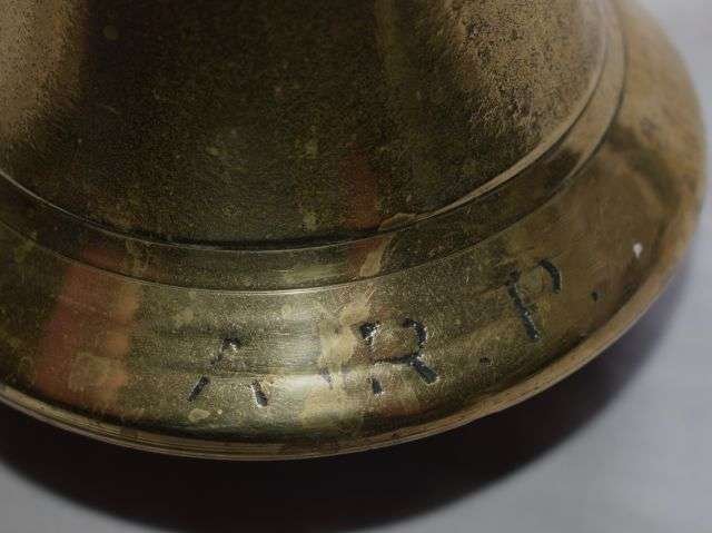 18) Good Original WW2 ARP Issue All Clear Gas Alarm Bell Dated 1939 — image 5