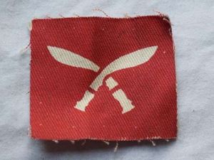 64) Original Unworn First Pattern 48th Gurkha Infantry Cloth Insignia
