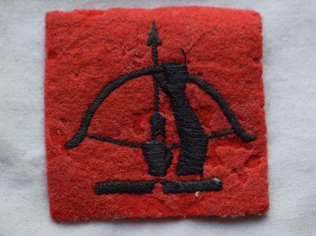 65) Original WW2 Unissued British Anti-Aircraft Command Cloth Insignia — image 2