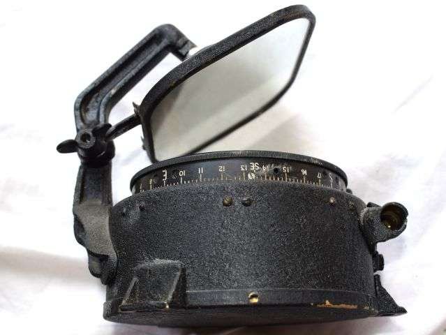 81) Excellent Original WW2 Era RAF Aircraft Type P12 Compass & Mirror — image 7