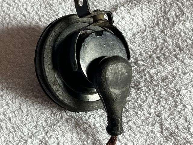 94) Excellent Original WW2 British Army Wireless Set Headset With Throat Mics, Lead & Plug — image 10