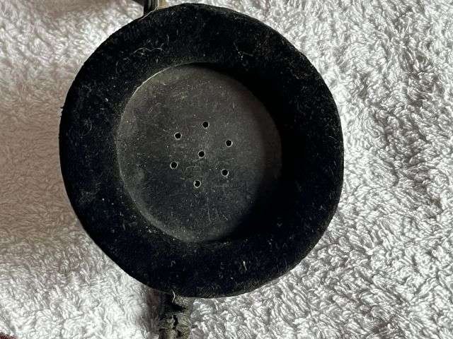 94) Excellent Original WW2 British Army Wireless Set Headset With Throat Mics, Lead & Plug — image 2