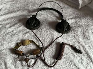 94) Excellent Original WW2 British Army Wireless Set Headset With …