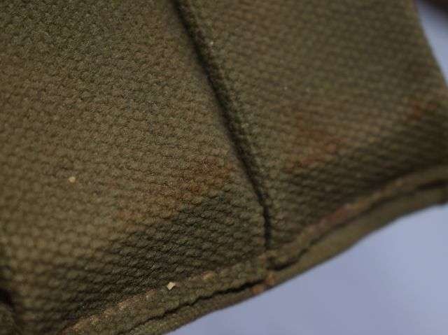 42) Excellent Clean US Army Twin Mag Pouch Fits M1 Carbine Stock. 1943 — image 2