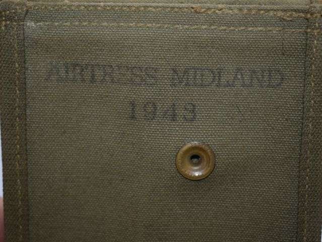 42) Excellent Clean US Army Twin Mag Pouch Fits M1 Carbine Stock. 1943 — image 4