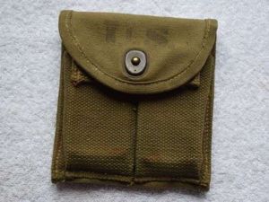 42) Excellent Clean US Army Twin Mag Pouch Fits M1 …