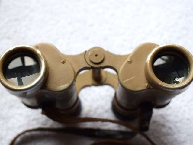 23) Nice Original Late WW2 German 6X30 Dienstglas & Case 1944 — image 3