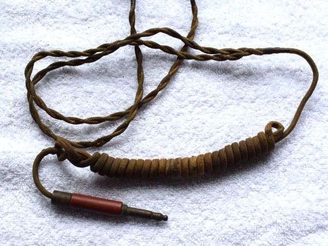 2) Nice Original 1930s-WW2 German Military Telefunken Head Set Receivers — image 6