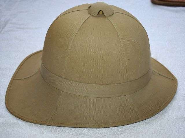64) Lovely Original WW2 British Military Issue Pith Helmet Dated 1942 — image 13
