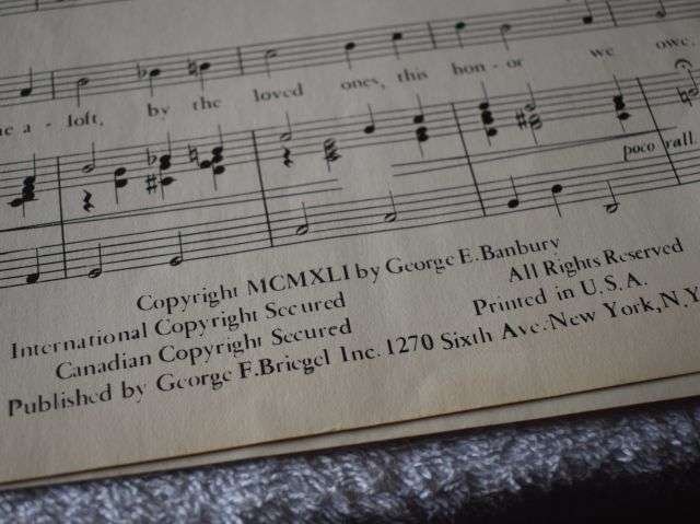 66) Original WW2 Patriotic Music Sheets A Tribute From The USA, Women of England Carry On! — image 5