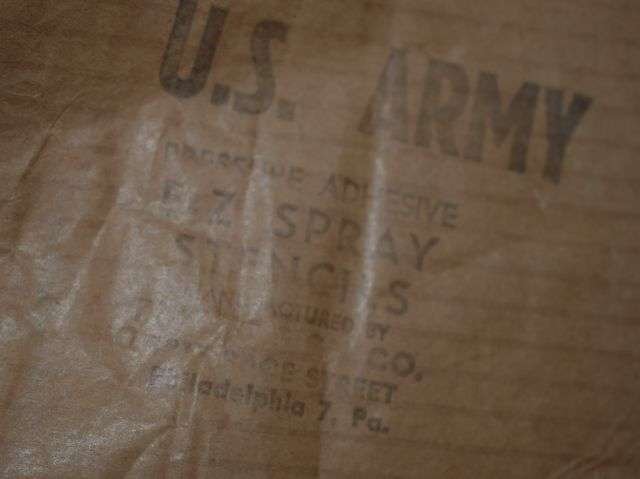 70) Original Unissued WW2 US Military Issue Stencil Set U.S.ARMY. In original Packaging — image 10