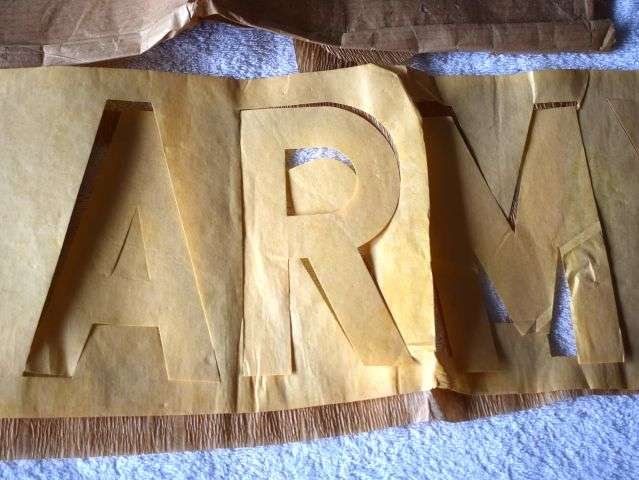 70) Original Unissued WW2 US Military Issue Stencil Set U.S.ARMY. In original Packaging — image 4