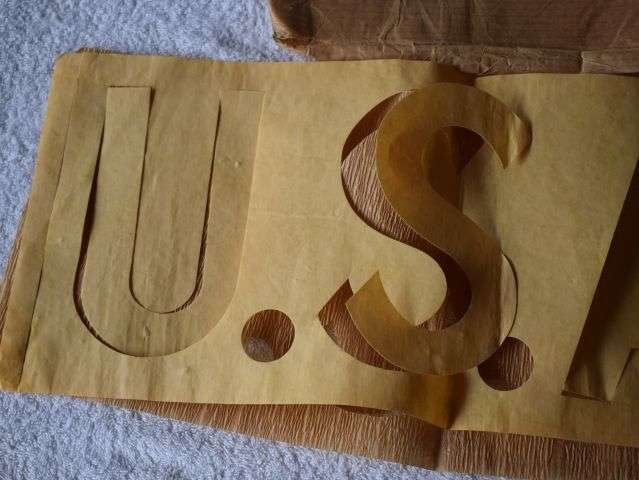 70) Original Unissued WW2 US Military Issue Stencil Set U.S.ARMY. In original Packaging — image 5