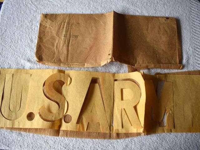 70) Original Unissued WW2 US Military Issue Stencil Set U.S.ARMY. In original Packaging — image 6