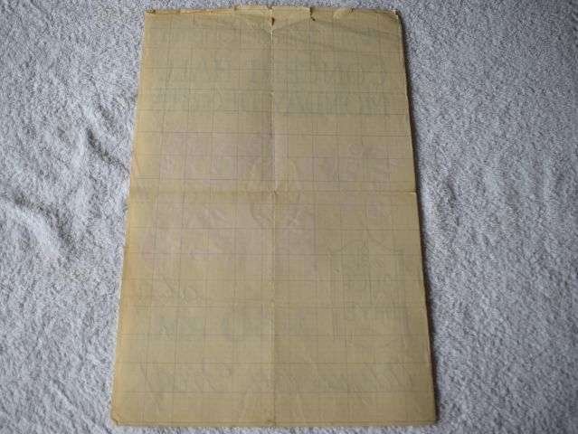 71) Large Original WW2 Army Mobile Cinema Poster Monday Dec 8th, Tin Pan Alley with Alice Faye — image 4