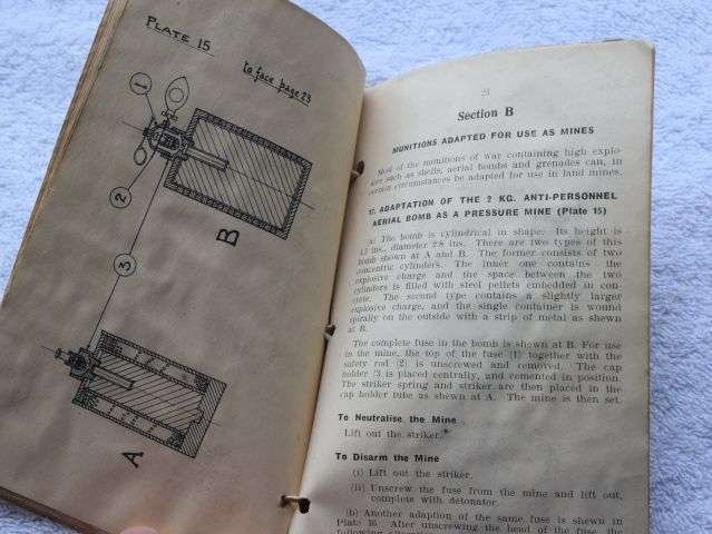 55) Good Original WW2 Middle East Training Pamphlet No6 Part IV Italian Mines & Traps — image 5