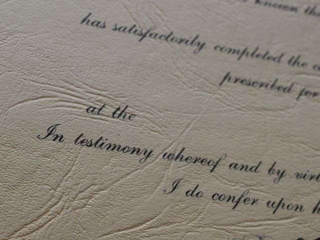 58) Excellent Original Unissued WW2 US Army Air Force Instruction Course Diploma — image 3