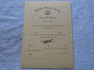 58) Excellent Original Unissued WW2 US Army Air Force Instruction …