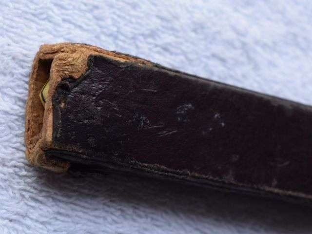 41) Good Original WW2 German Rococo Cut-Throat Razor Captured By British Soldier — image 6