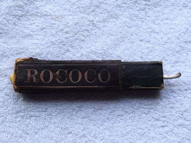 41) Good Original WW2 German Rococo Cut-Throat Razor Captured By British Soldier — image 8