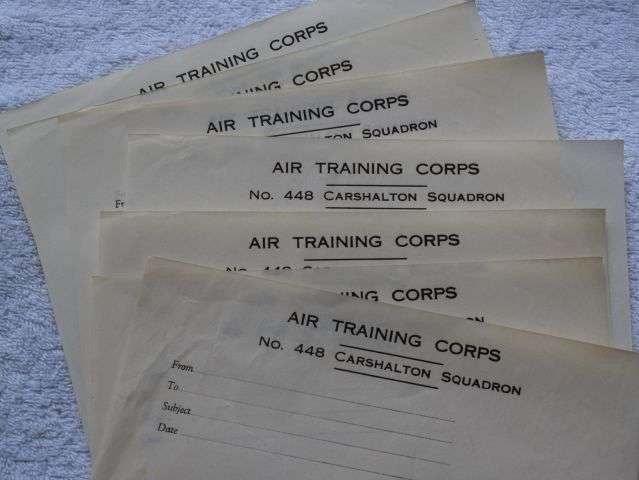 47) Excellent Original WW2 Air Training Corps No 448 Carshalton Writing Paper — image 4